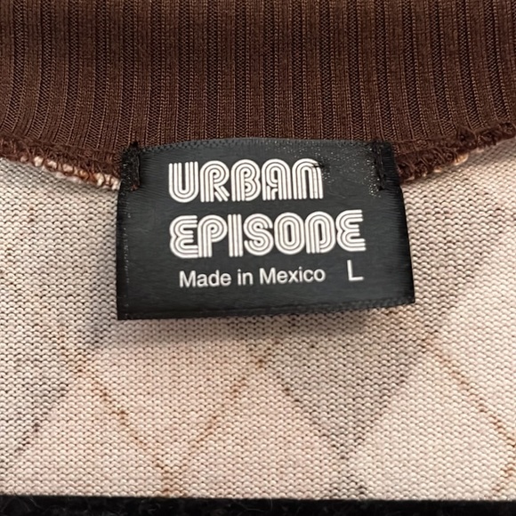 Argyle Brown Tank Top (Urban Episode)/ Large - Picture 3 of 3
